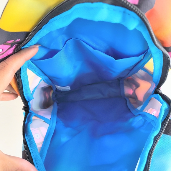 FORTNITE | New Unisex Amplify Rainbow Checkered Sling School Backpack - Picture 9 of 10